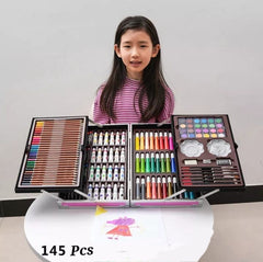 145 Pcs Colouring Kit Kids Art Set
