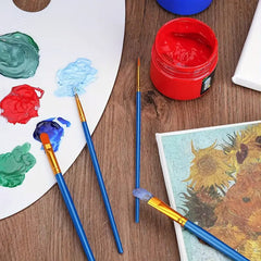 10 Pcs Paint Brushes Set Nylon Hair Painting Brush