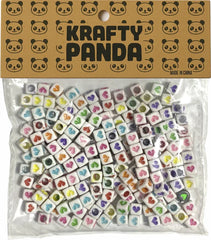 Art & Craft Beads Multicolour - Krafty Panda