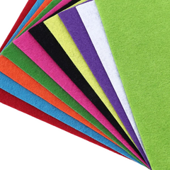 22inch x 28inch 10pcs Felt Fabric Sheet in 10 Different Colors