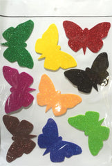 Foaming Glitter Sticker Butterfly Large