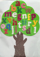 Foaming Glitter Sticker 123 - Large Patta (5EM)