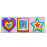 Wooden Colorful Blocks (3 shapes)