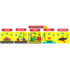 Kids Learning Educational Foam Wall Transportation