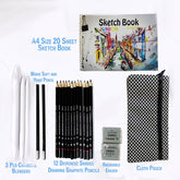 21 Pcs Artist Sketching Set