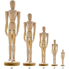 Manikin Articulated Mannequin With Base And Flexible Body