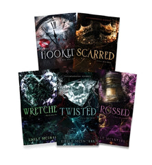 Emily McIntire Never After Series Collection 5 Books Set (Crossed,Hooked, Scarred, Wretched, Twisted) by Emily McIntire KS