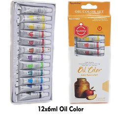 Mega Deal of Oil Paints, Canvas & Brushes