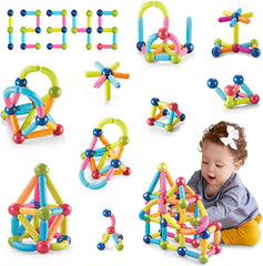 Magnetic construction set (64 pcs)