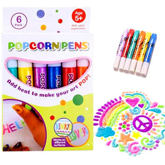 Magic Popcorn Pens Colour Puffy