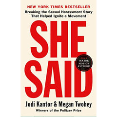 She Said Book by Jodi Kantor and Megan Twohey Best Selling Novel KS