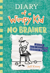 No Brainer book 18 Diary of a _Wimpy Kid Best Selling Author Jeff Kinney KS