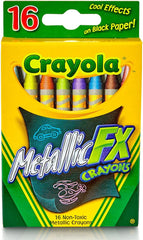 Crayola Metallic Color FX Crayons Pack of 16 528816