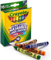 Crayola Ultra-Clean Washable Crayons Pack of 16 523281