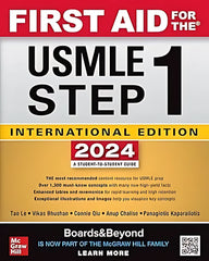 First Aid for the USMLE Step 1 2024