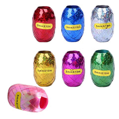 Foil Latex Balloons Ribbons 6 Roll