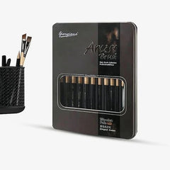 Giorgione Professional Mix Paint Brush Tin Box 12pcs