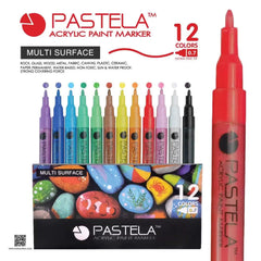 ST Pastela Metallic Acrylic Paint Marker Set Of 12 – 0.7mm