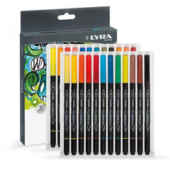 Lyra Aqua Brush Pen Dual Tip Markers Set