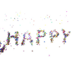 Metallic Foil Alphabet Confetti Sprinkles for Wedding Party Decorations