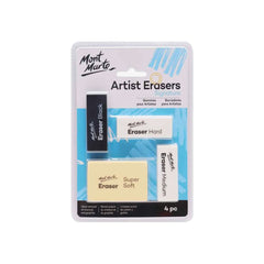 Mont Marte Signature Artist Erasers Pack Of 4