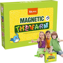 Magnetic Farm Puzzle Set for Kids – 15 pcs Educational Learning Toy