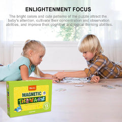 Magnetic Farm Puzzle Set for Kids – 15 pcs Educational Learning Toy