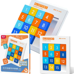 Magnetic Sliding Number Puzzle,15-Digit