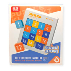 Magnetic Sliding Number Puzzle,15-Digit