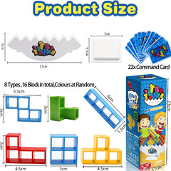 Tetra Tower Stacking Blocks Balance Game