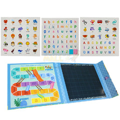 Magnetic Words Spelling & Letter Sliding Game Book