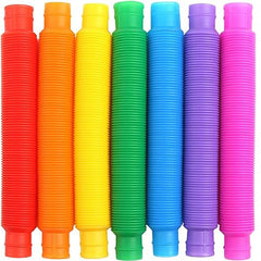 Pack of 6 & 12 pcs Super Sensory Toys, Mini Pop Tubes for Kids