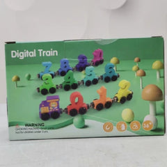 Digital train (Magnetic Wooden Train)