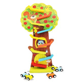 Squirrel Taxiway - Wooden Car Ramp Toy for Kids