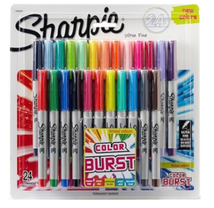 Sharpie Color Burst Ultra Fine Markers Pack of 24 1949558