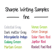 Sharpie Cosmic Color Fine Point Permanent Markers Pack of 12 (2010958)