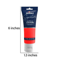 Bluebird Signature Acrylic Colours – 75 ml – Set of 6 NEON