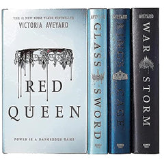 (Complete 4 Books Set) Red Queen Series by Victoria Aveyard (Red Queen, Glass Sword, King’s Cage, War Storm)