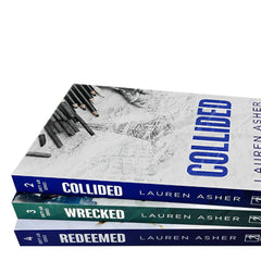 Set of 3 Dirty Air Series (Collided, Wrecked and Redeemed) set of 3 books by lauren asher
