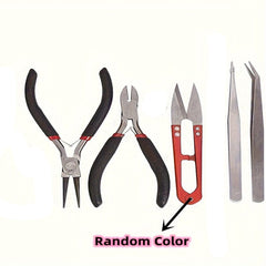 5-in-1 Jewelry Making Repair Tool Kit – Precision Pliers & Craft Tools Set