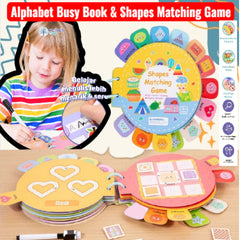 Round Shape Montessori Quiet Busy Book for Toddlers