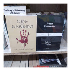 Pack of 2 Crime and punishment / white nights by fyodor dostoyevsk