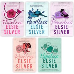 Set of 5 books by Elsie silver ( powerless , reckless , heartless , flawless , hopeless )