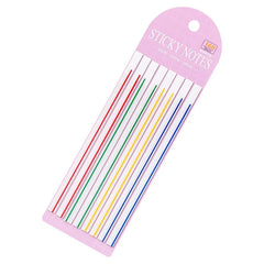 160 Sheets Translucent Sticky Slender Index Macaron Color Note Notepad Classification