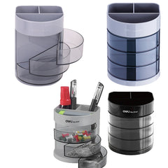 Pen Stand And Desk Organizer Plastic With 3 Drawers - 9147 -