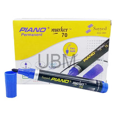Piano Permanent Marker Blue Round Tip 70