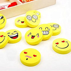 Pack of 20pcs Smiley Face Eraser Cartoon Eraser