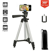 Aluminium Tripod Stand Adjustable Portable 4.5 Feet