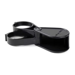 10X 30mm Double Open Folding Portable Jewelry Optical Glass Loupe Magnifier