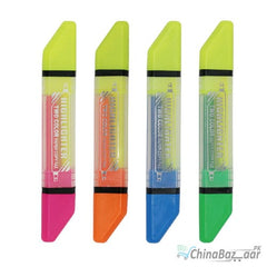 Set of 6pcs Double Sided Dual Tip Highlighters